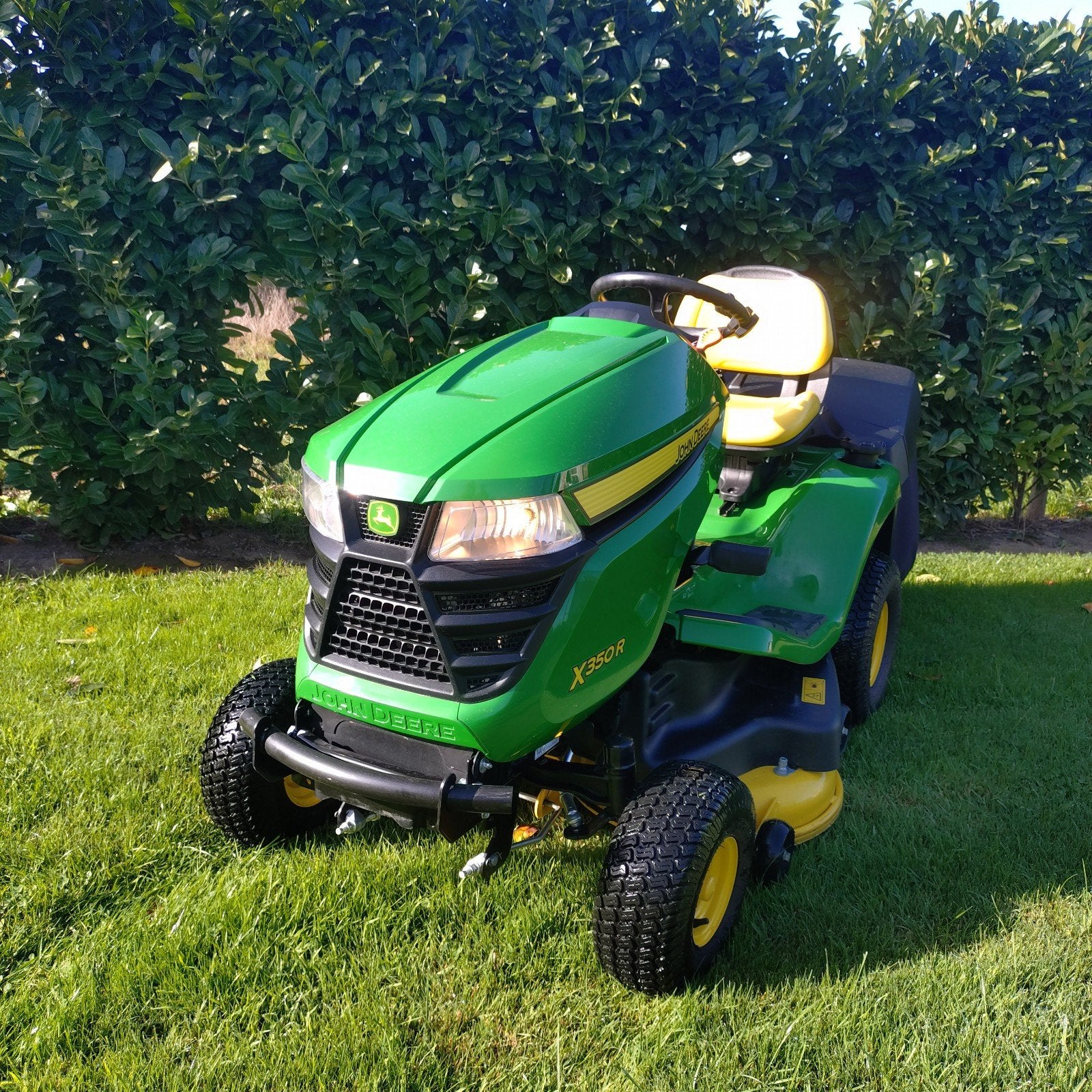 John Deere zitmaaier, Zo goed als nieuw, 90 tot 120 cm, Opvangbak, Ophalen