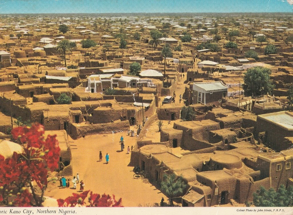 NIGERIA -  Historic Kano City  + Mooie postzegel !, Verzamelen, Postkaarten | Buitenland, Verzenden, 1980 tot heden, Gelopen, Buiten Europa