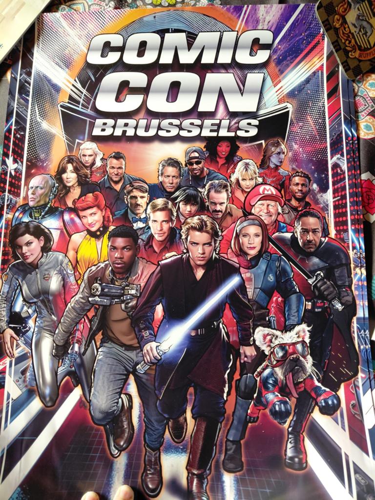 Poster comic con brussel, Ophalen of Verzenden
