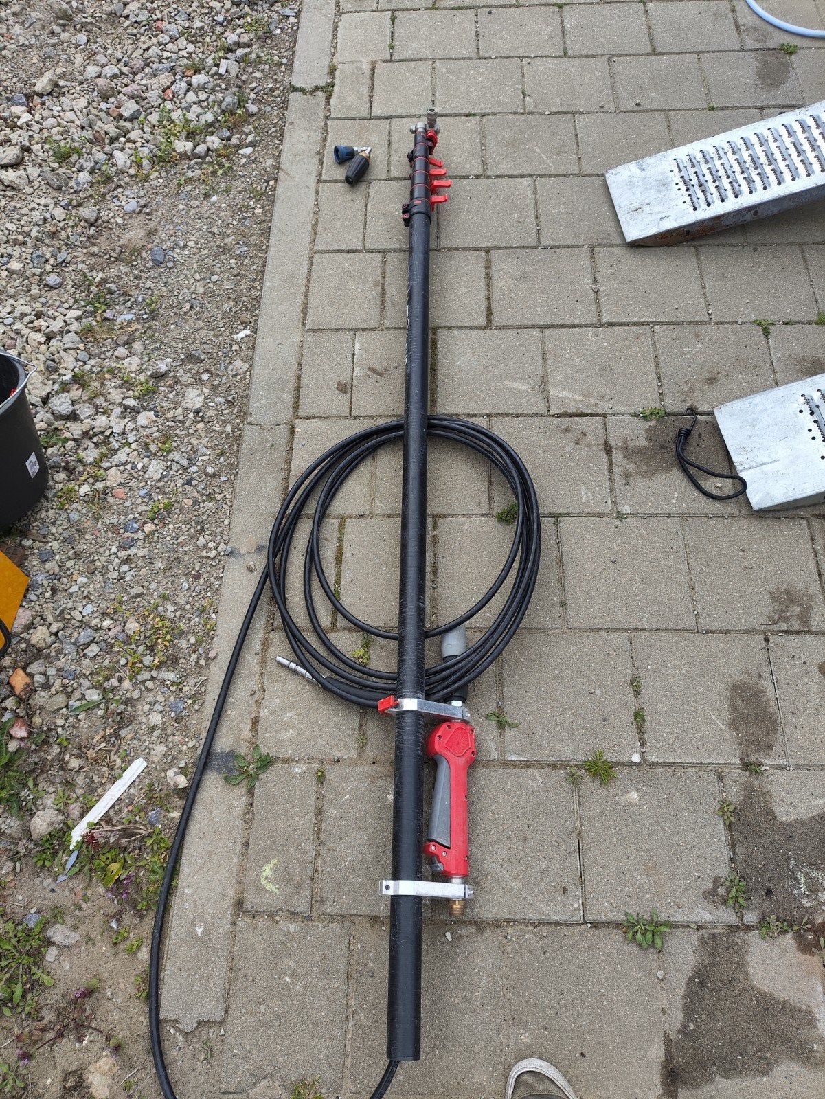 Carbon hogedruksteel 35ft+muur/dakreiniger, Ophalen