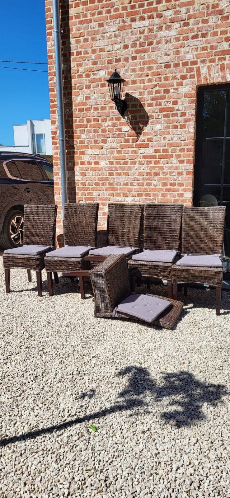 Rieten stoelen 10€ voor alles, Tuin en Terras, Ophalen