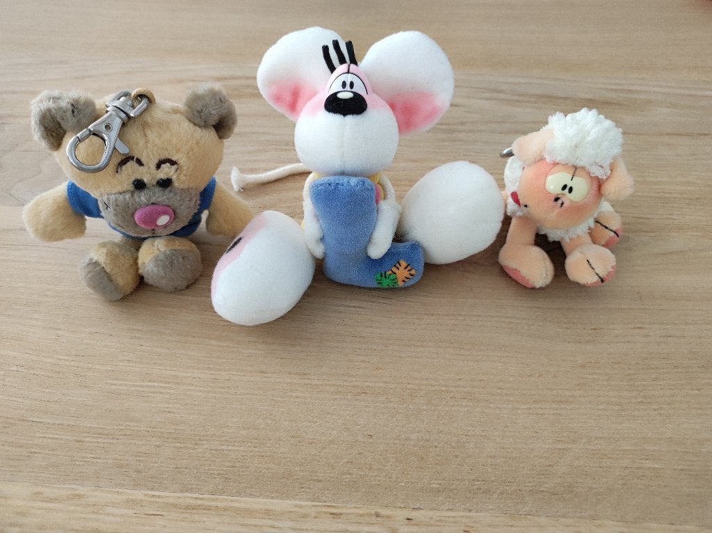 Diddl sleutelhangers, Verzamelen, Sleutelhangers, Ophalen, Zo goed als nieuw, Knuffel of Figuurtje