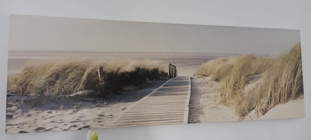 Canvas (zeezicht) 180cm x 60 cm, Ophalen