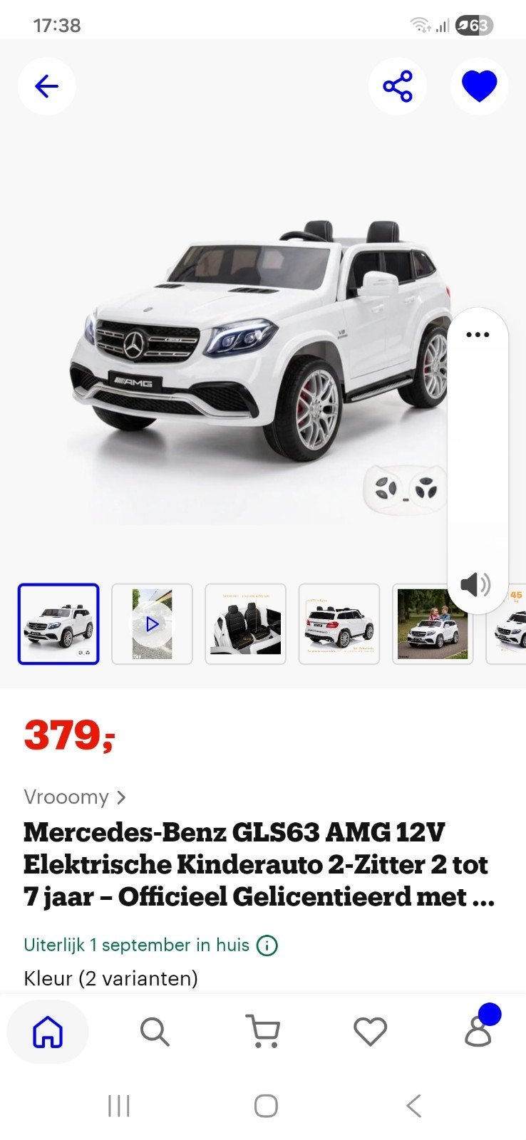 kinderauto mercedes, Utilisé
