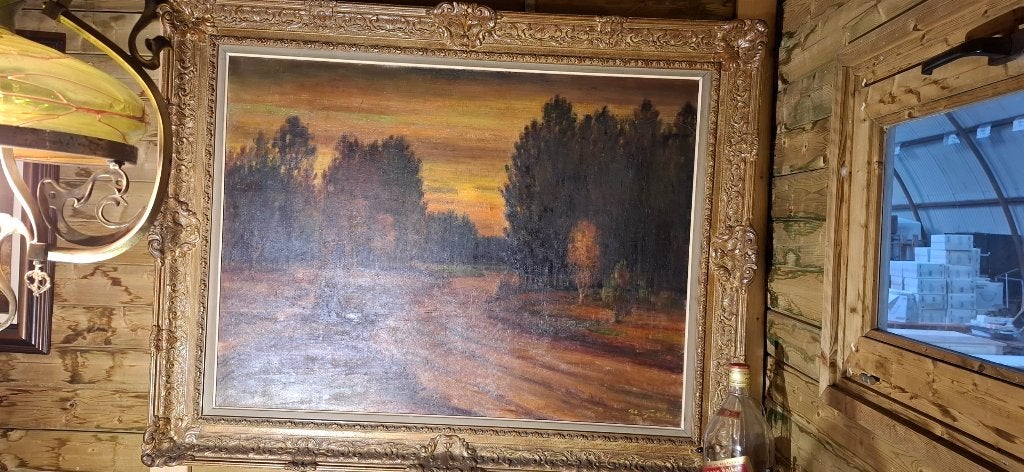 schilderij GERLO, Ophalen, Landschap