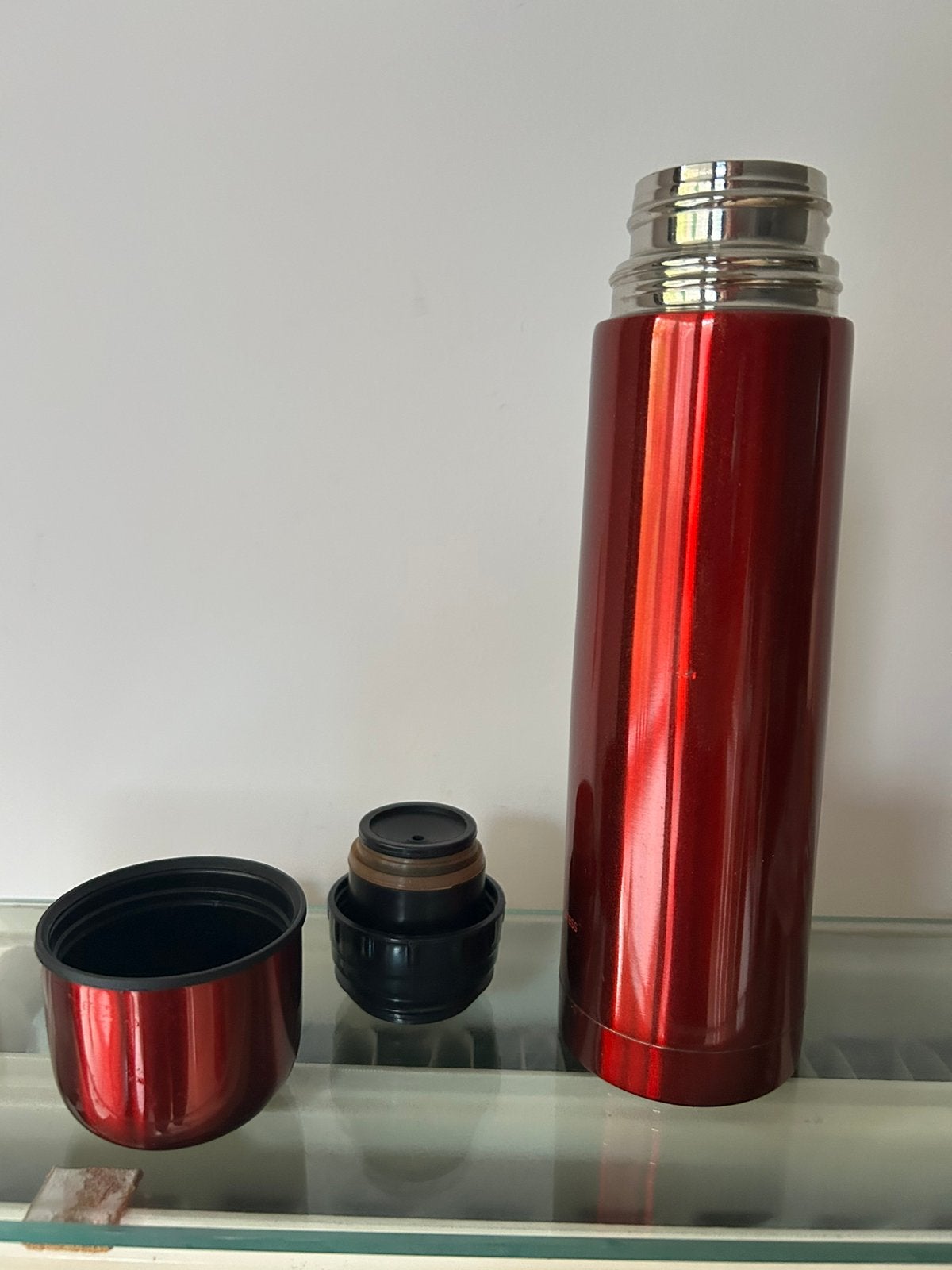Thermoskan rood H25cm NIEUW, Ophalen, Nieuw, Modern, Thermoskan