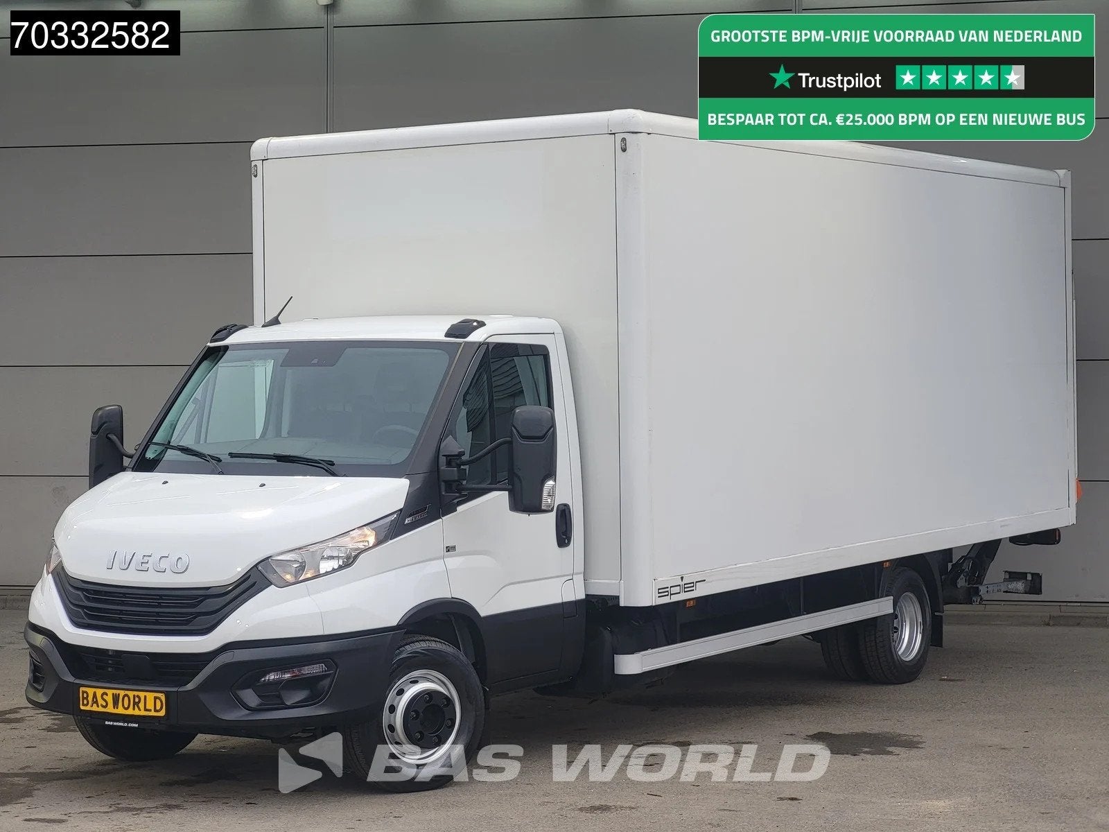 Iveco Daily 72C21 3.0L Automaat 1000KG Laadklep Luchtvering, Achat, Euro 6, Entreprise, 3920 kg