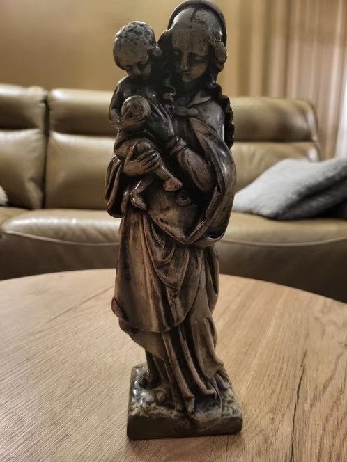 Madonna met Kind, G. Cioni, ca. 1910, Antiek en Kunst, Antiek | Religieuze voorwerpen, Ophalen of Verzenden