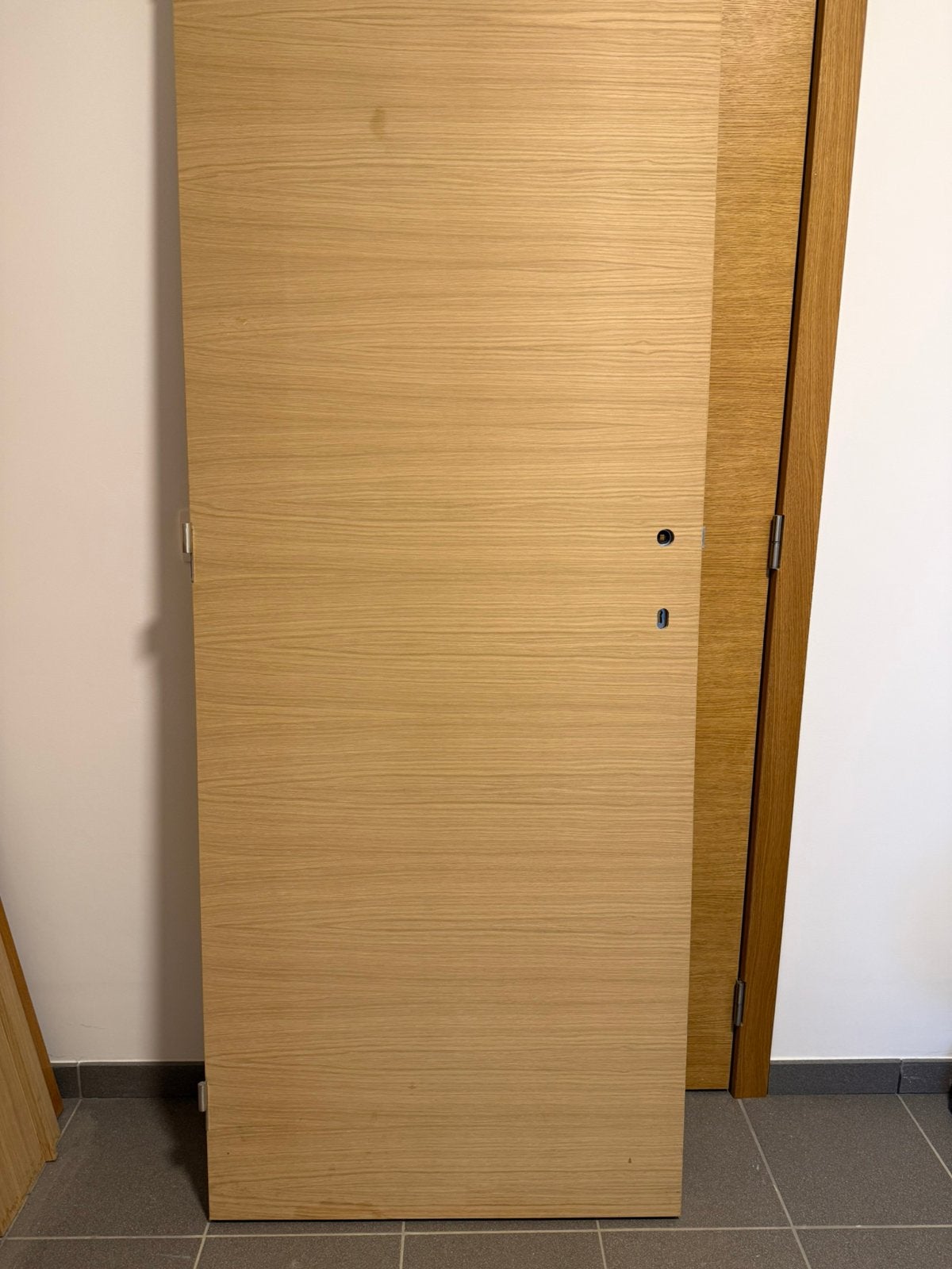 Porte chêne 73 cm - ouverture droite, Bricolage & Construction, Enlèvement, Neuf