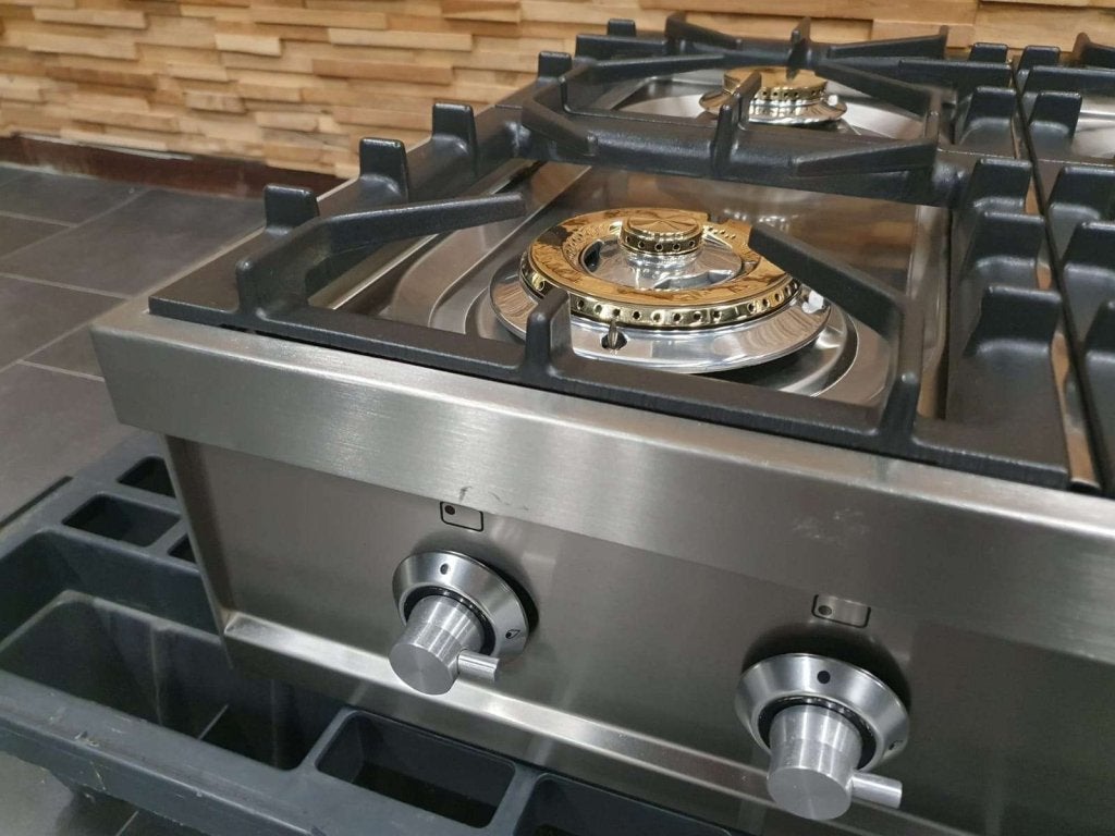 🔥Luxe inbouw / opbouw Boretti kookplaat 90cm RVS 6 pitten, Niet ingevuld, Tussenbouw, Niet ingevuld, Ophalen of Verzenden