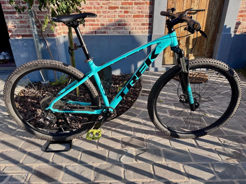 Trek Marlin 7 (Maat M) – RockShox – 1x10 Deore, Fietsen en Brommers, Versnellingen, Minder dan 49 cm, Zo goed als nieuw, Schijfrem