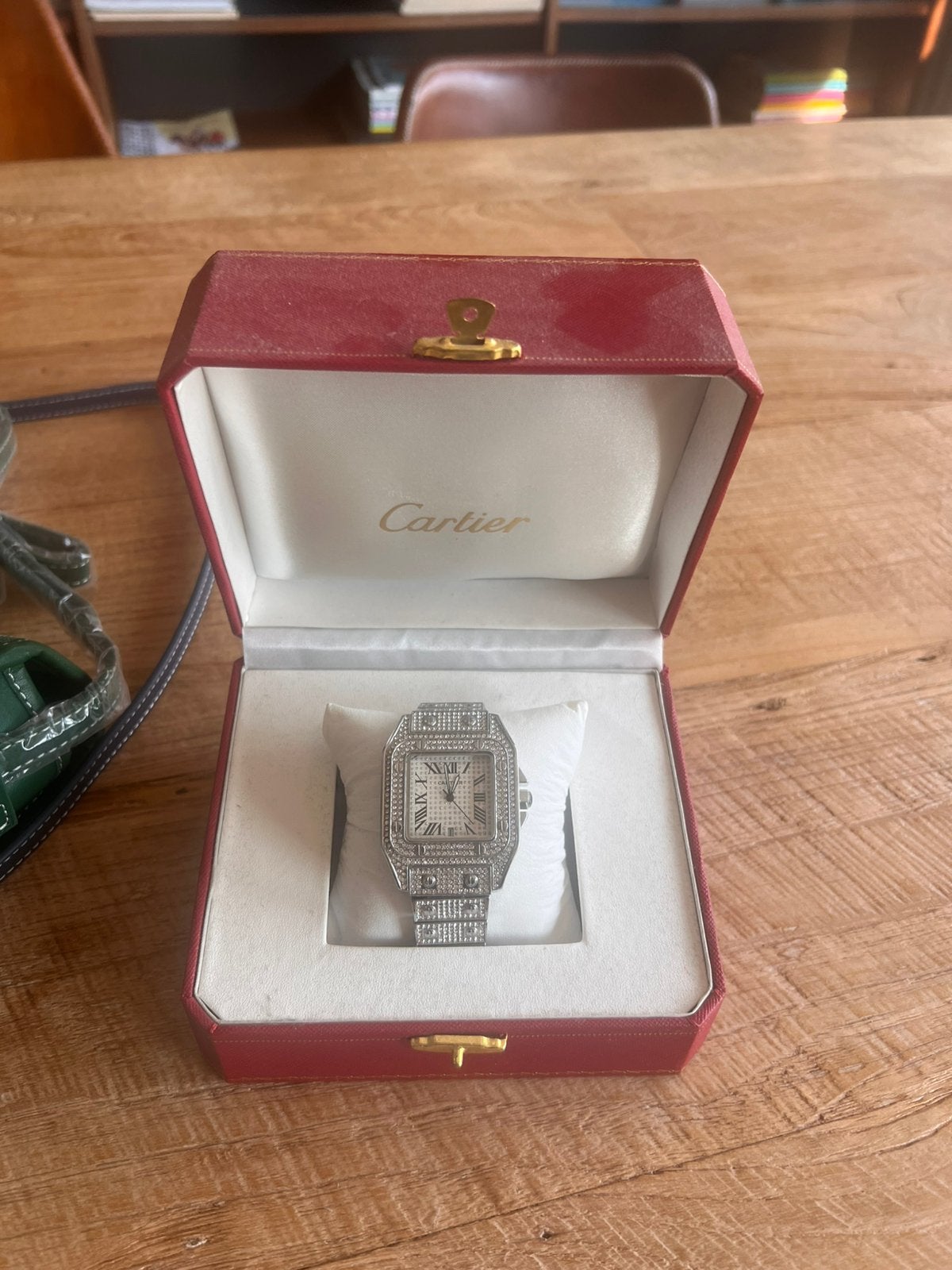 Montre Cartier Los Santos, Montre-bracelet, Autres marques, Enlèvement ou Envoi, Comme neuf