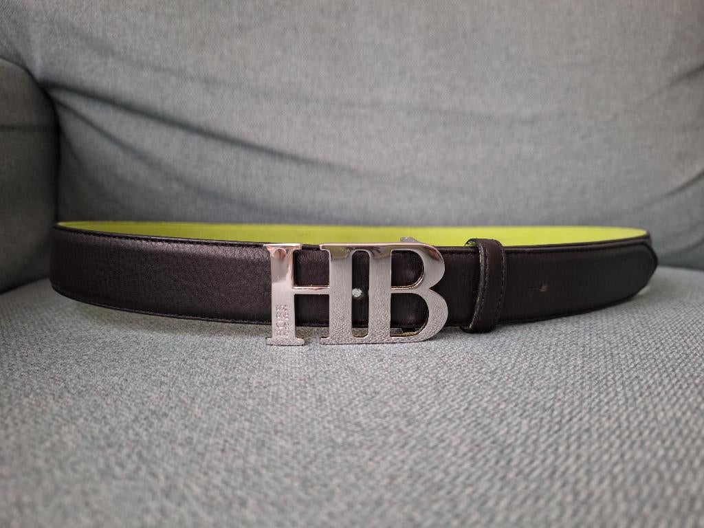 Hugo Boss Riem, Kleding | Heren, Riemen en Ceintuurs, 95 tot 105 cm, Hugo boss, Zwart, Ophalen of Verzenden