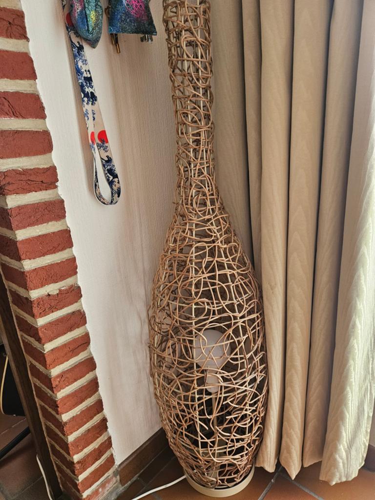 Lampe en osier, Maison & Meubles, Enlèvement