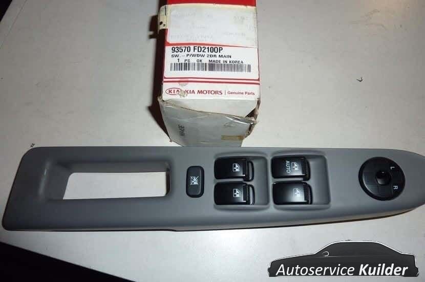 Raamschakelaar Deurgreep L,V, Kia Rio 93570FD2100P, Neuf, Kia, -, -