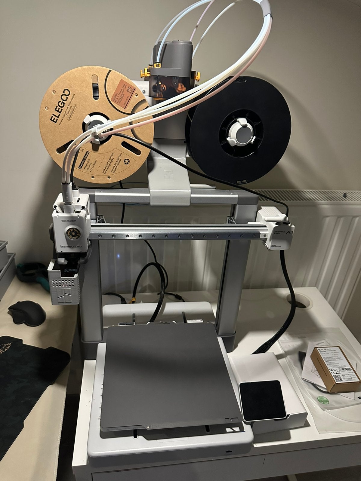Bambulab A1 combo, Computers en Software, 3D Printers, Ophalen, Zo goed als nieuw, Filament