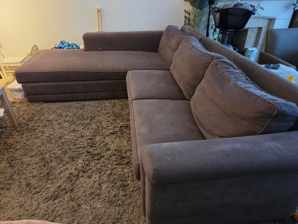 Zetel met zithoek, Huis en Inrichting, Ophalen, Gebruikt