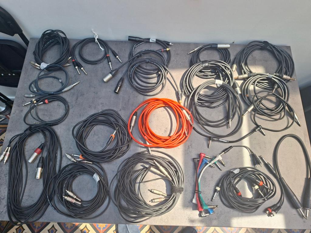 29 xlr, jack , rca kabels / audio kabels, Audio, Tv en Foto, Audiokabels en Televisiekabels, Ophalen