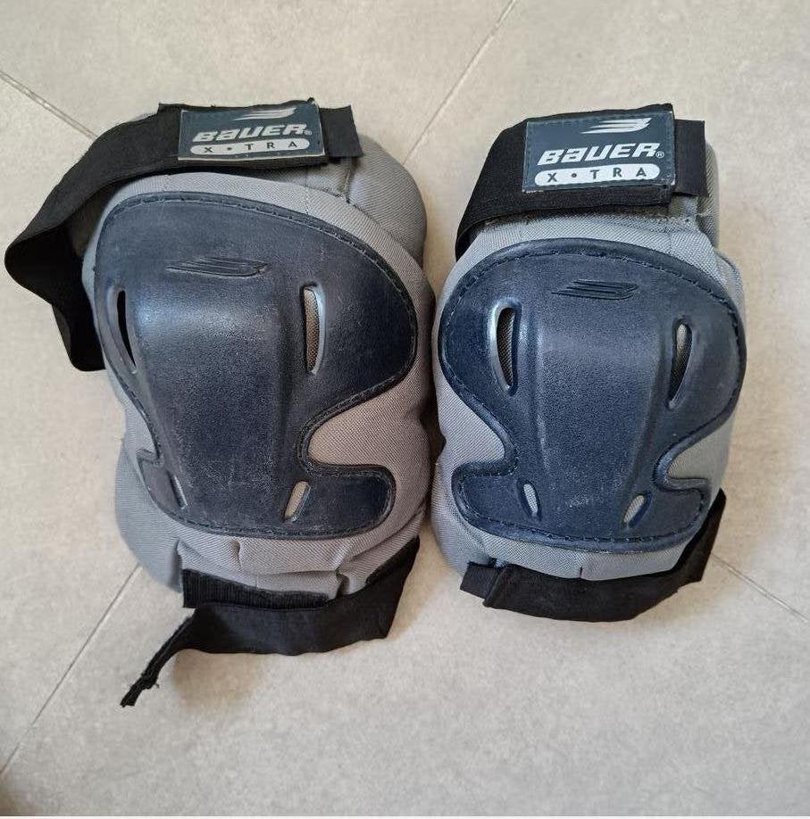Kniebeschermers bauer, Sport en Fitness, Skeelers, Ophalen, Zo goed als nieuw, Bauer