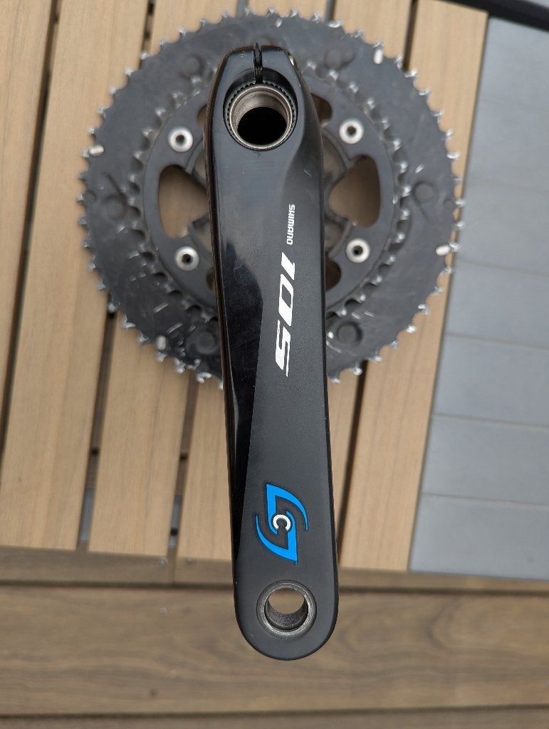stages 105 powermeter + cank (172.5mm), Fietsen en Brommers, Ophalen of Verzenden, Gebruikt, Gravelbike