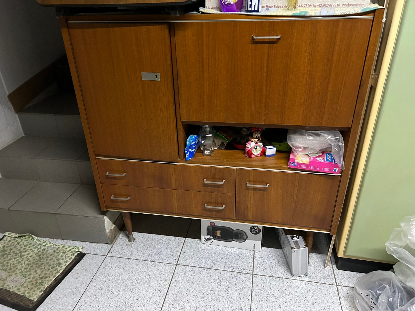 Meubels uit de jaren 60, Huis en Inrichting, Kasten | Dressoirs, Ophalen, Gebruikt, 100 tot 150 cm, Style déco