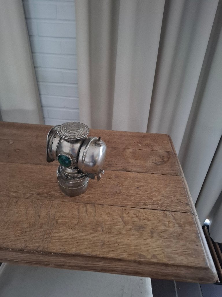 Antieke fietslamp, Antiek en Kunst, Ophalen
