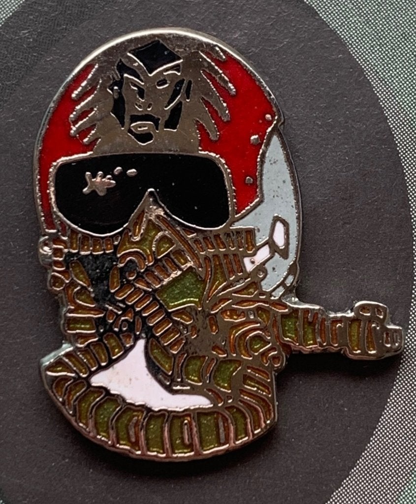 Pin 23SQN Devils F-16 Force Aérienne Belge, Enlèvement ou Envoi, Armée de l'air, Miniature ou Figurine