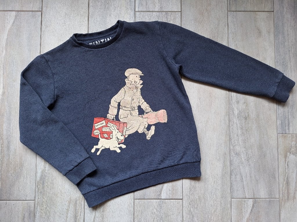 ★ M140 - Trui Tintin, Nacht- of Onderkleding, Gebruikt, TINTIN., Ophalen of Verzenden