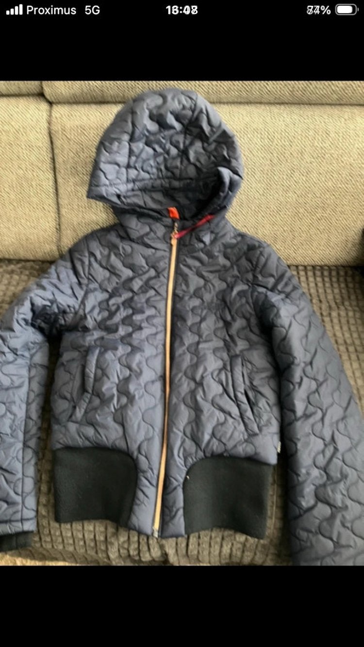 Anorak met kap maat 13 - 14 jaar van Nobell, Kinderen en Baby's, Kinderkleding | Maat 158, Ophalen of Verzenden, Zo goed als nieuw