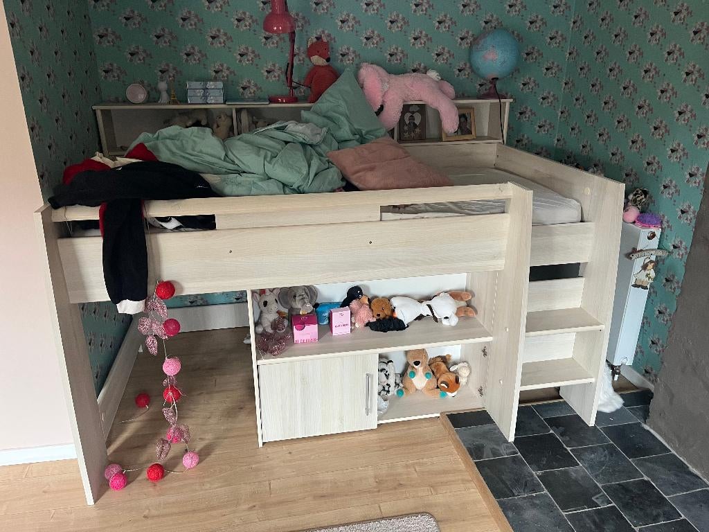 Hoogslaper bed, Ophalen, Gebruikt, Hoogslaper
