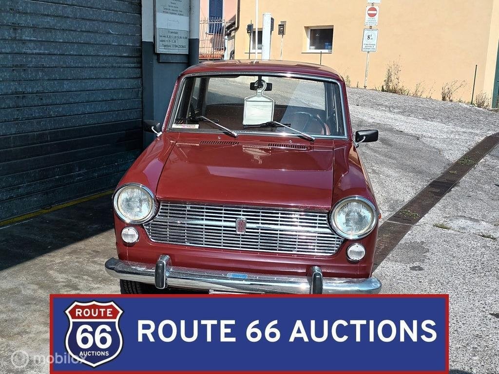 Fiat 1100 R | 1967 | Route 66 Auctions, Zwart, Bedrijf, Handgeschakeld, Overige carrosserie