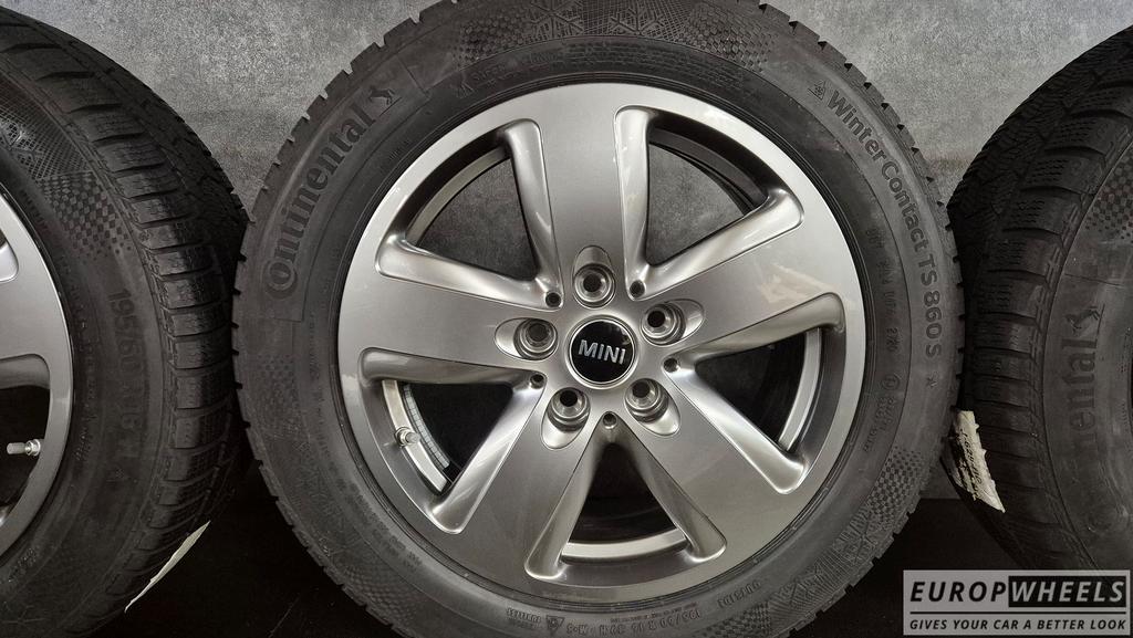 16 inch Mini Cooper Clubman F54 F55 F56 F57 Winterbanden, Auto-onderdelen, Banden en Velgen, Gebruikt, -, Banden en Velgen, 195 mm