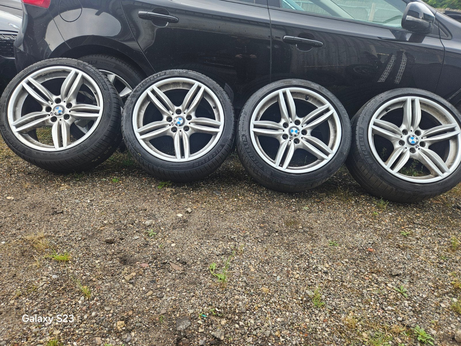19 inch originele BMW F10 f11 f12 velgen Michelin banden, Enlèvement ou Envoi