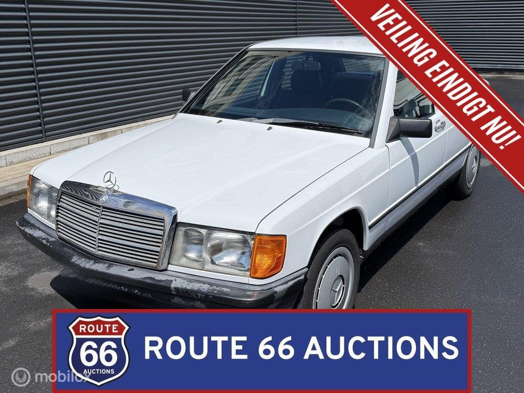 Mercedes-Benz 190 E | 1987 | Route 66 Auctions, Autos, Achat, Entreprise, Boîte manuelle, Autre carrosserie