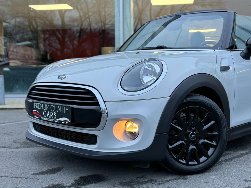 MINI Cooper D Cabrio Zeer nette wagen met 12 maand waarborg, Auto's, 4 zetels, Gebruikt, Cabriolet, Wit