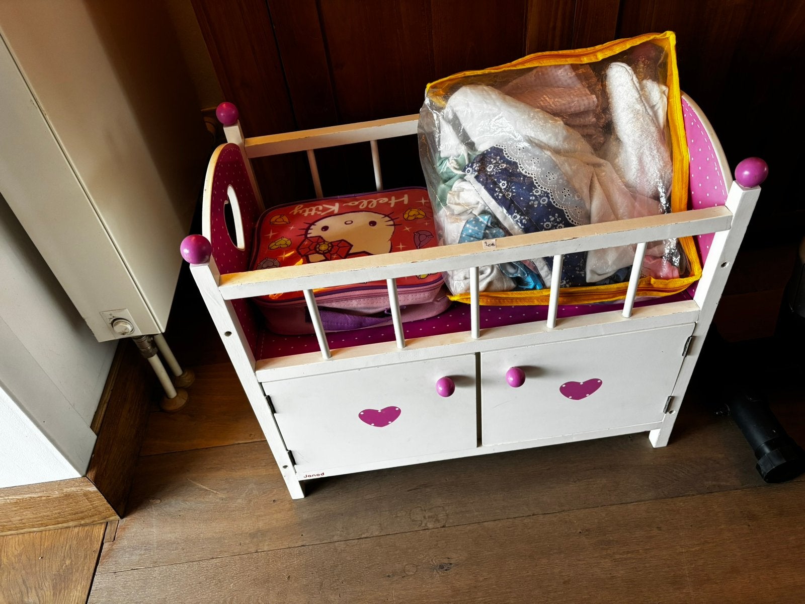 Lit bebe en bois, Kinderen en Baby's, Speelgoed | Poppen, Ophalen, Gebruikt