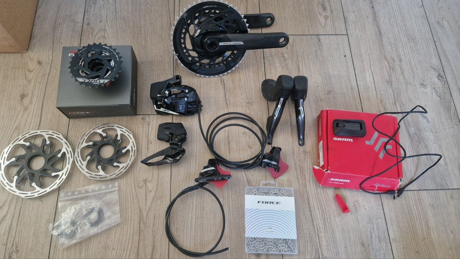 Sram Force Axs D2 12 spd groepset in zeer goede staat, Ophalen of Verzenden