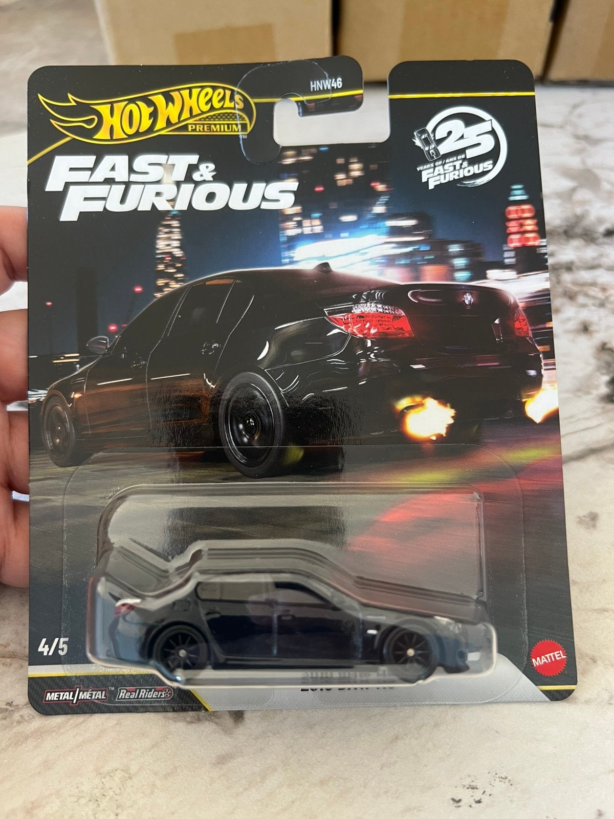 Hot wheels premium BMW M5 fast & furious, Enlèvement ou Envoi, Comme neuf