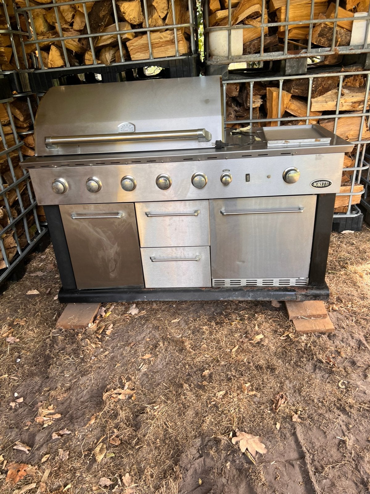Boretti luciano buitenkeuken gas bbq, Jardin & Terrasse, Enlèvement, Gaz
