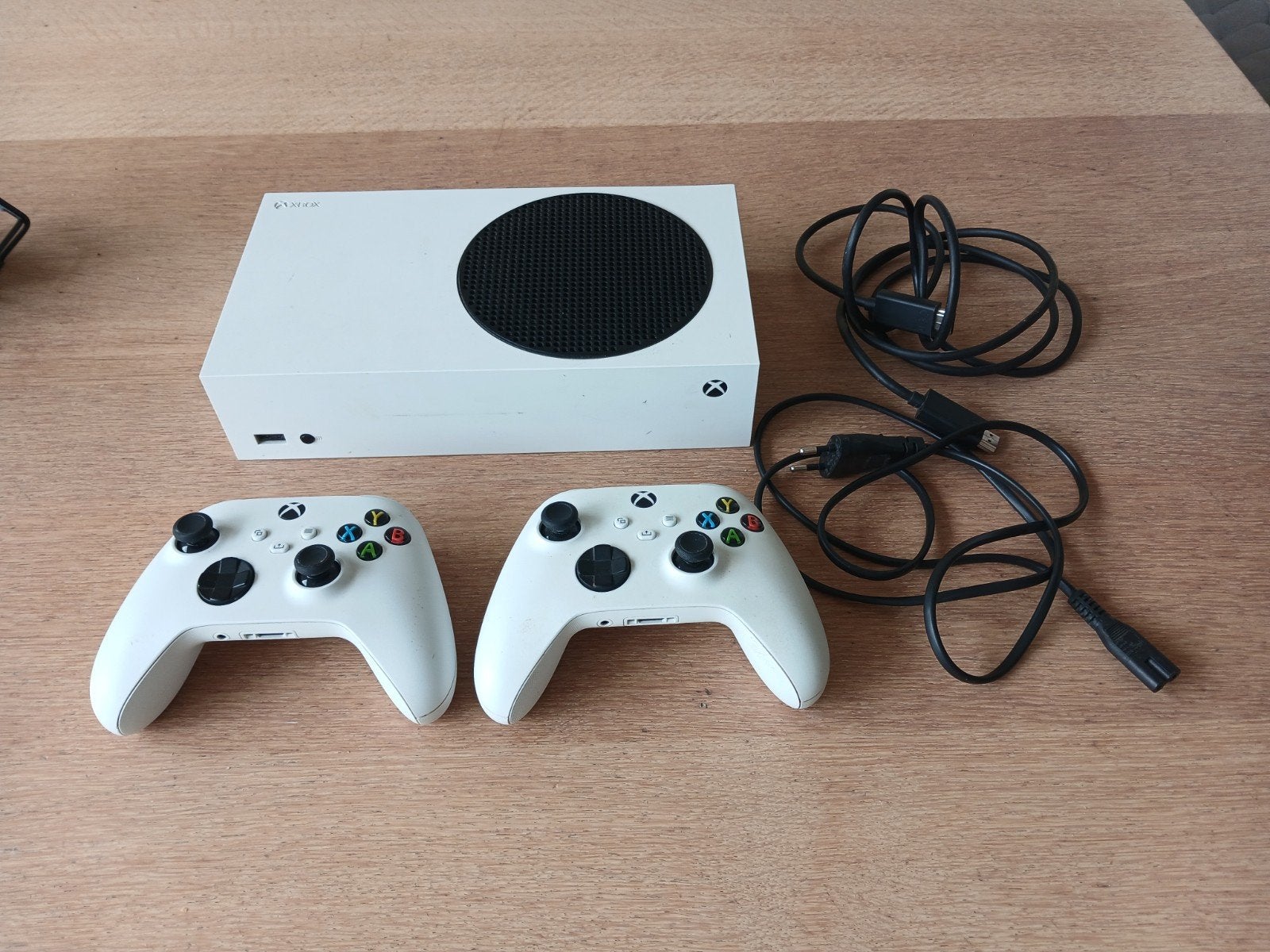 XBOX Series S + 2 controllers, Games en Spelcomputers, Spelcomputers | Xbox Series X en S, Ophalen, Zo goed als nieuw, Xbox Series S