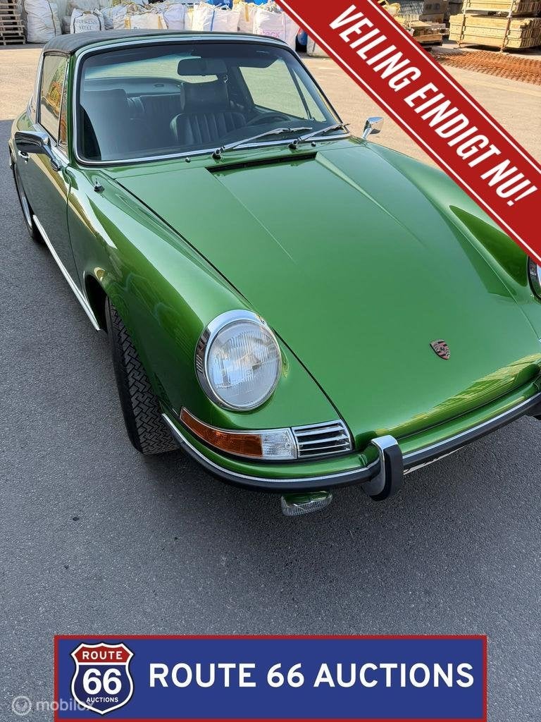 Porsche 911 Targa | 1971 | Route 66 Auctions, Autos, Achat, Entreprise, Boîte manuelle, Autre carrosserie