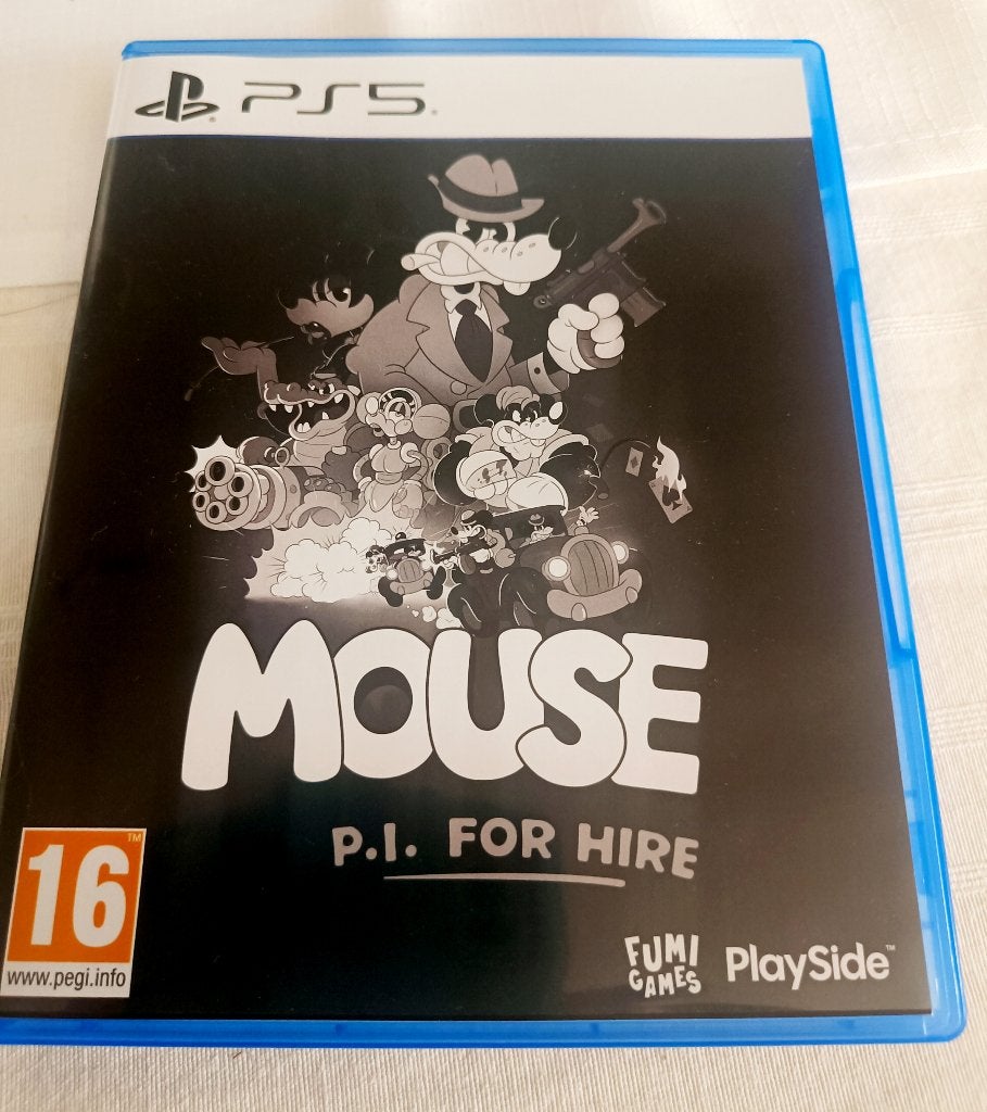 Souris P.I. For Hire PS5, Shooter, 1 joueur, À partir de 12 ans, Comme neuf