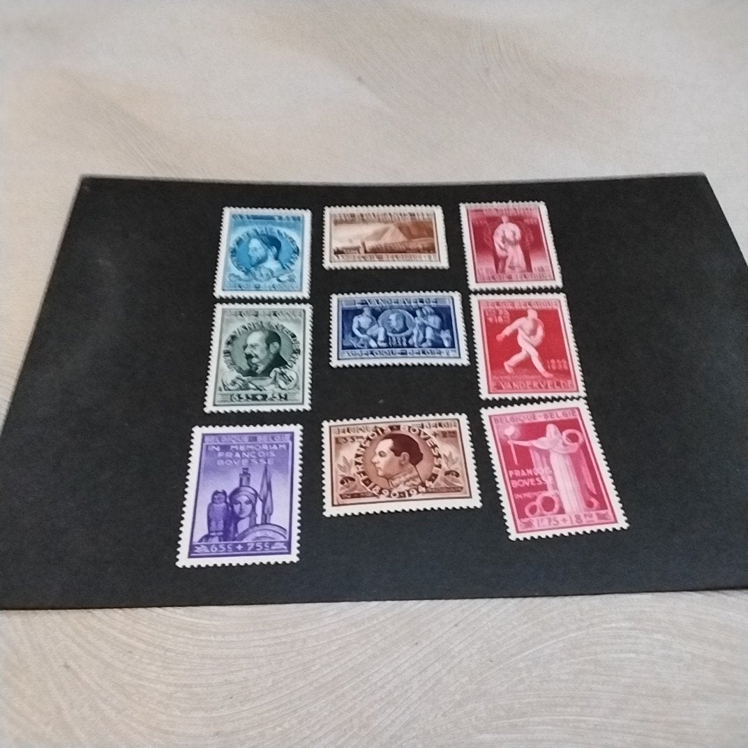BELGIE 728/736 postfris met cote 18,00 €, Ophalen of Verzenden, Postfris