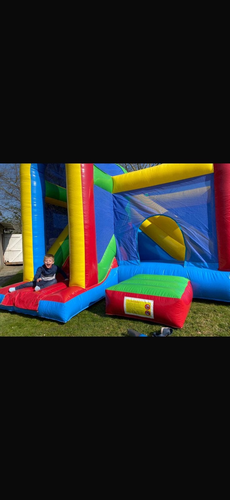 Springkasteel, Kinderen en Baby's, Ophalen, Zo goed als nieuw