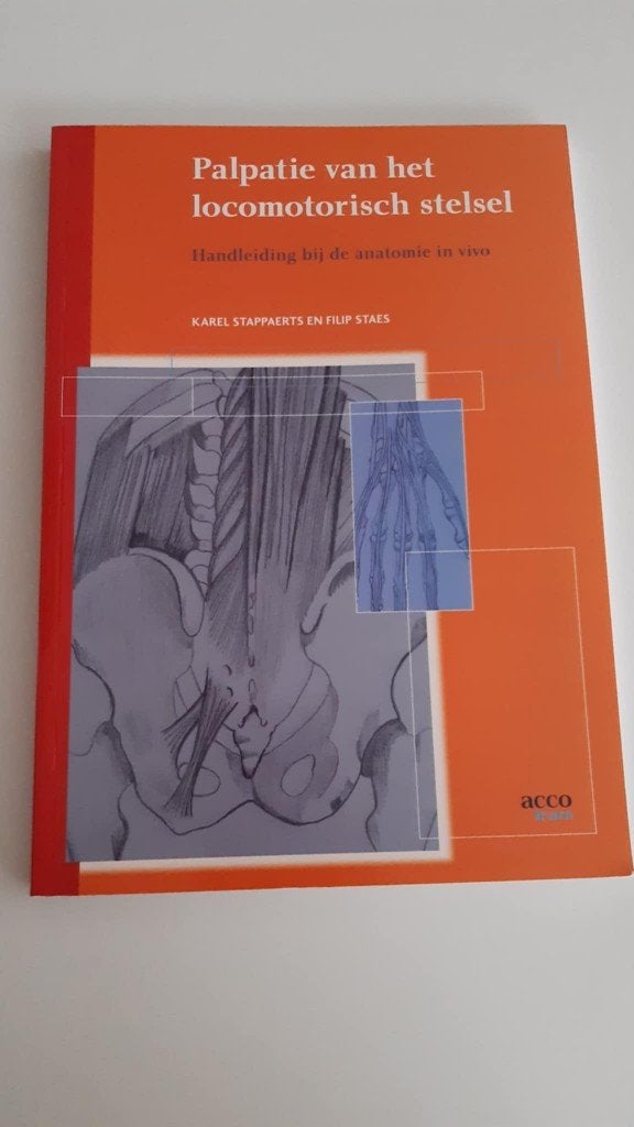 Palpatie van het locomotorisch stelsel, studieboek, Boeken, Ophalen, Nieuw, Hoger Onderwijs, Acco