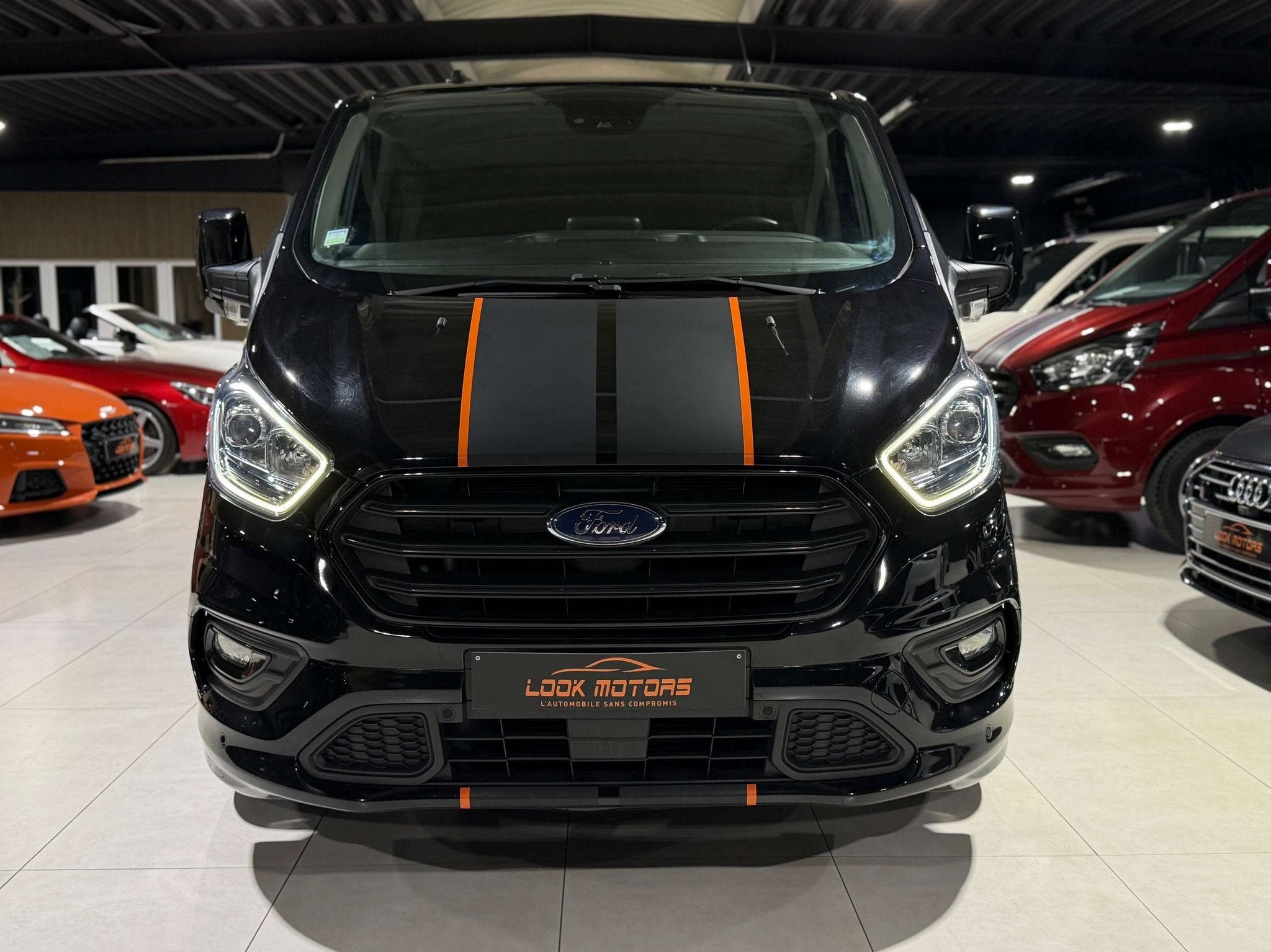Ford Transit Custom LONG 2.0 TDCi Sport S/S 185CV DOUBLE POR, Cuir, Achat, Euro 6, Boîte manuelle
