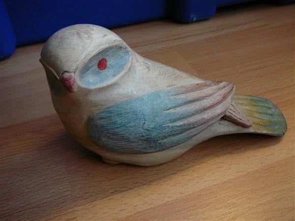 Houten vogel, Antiek en Kunst, Ophalen