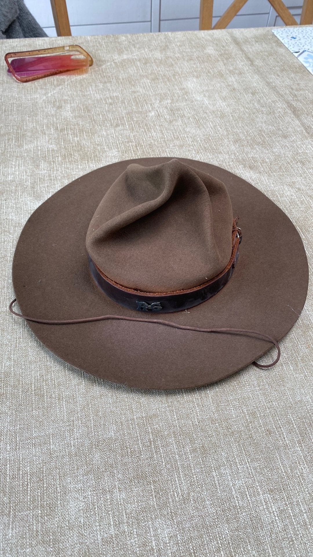 Vintage chapeau scout, Collections, Scoutisme, Comme neuf, Enlèvement ou Envoi