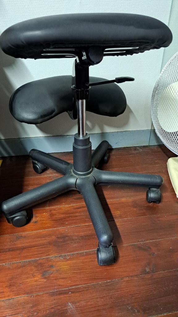 Ergonomische bureau stoel, Enlèvement, Comme neuf, Noir, Chaise de bureau