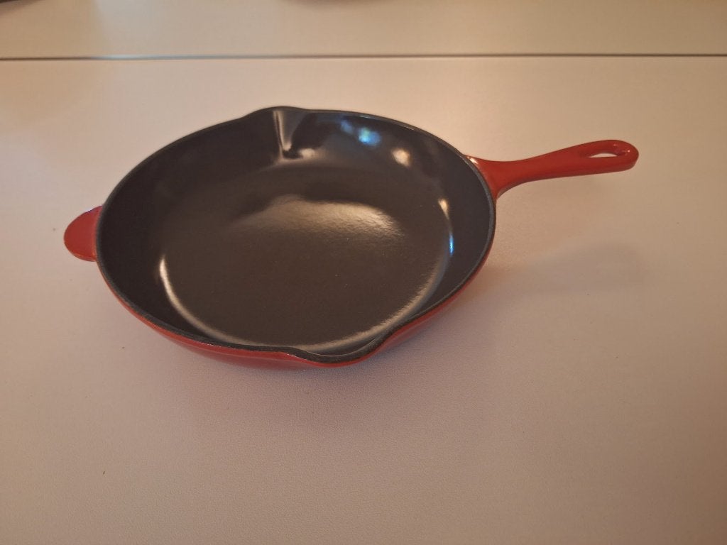 pan, Huis en Inrichting, Keuken | Potten en Pannen, Ophalen, Zo goed als nieuw, Gietijzer, Overige typen